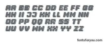Professor3DFilled Italic Font
