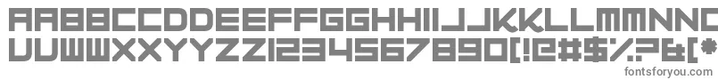 Progesterone Font – Gray Fonts on White Background