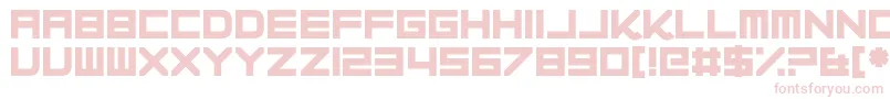 Progesterone Font – Pink Fonts on White Background