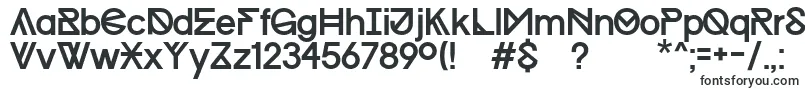 Шрифт Progress Regular MAC   Kopie – футуристические шрифты
