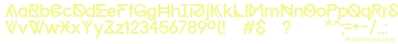 Progress Regular MAC   Kopie Font – Yellow Fonts on White Background