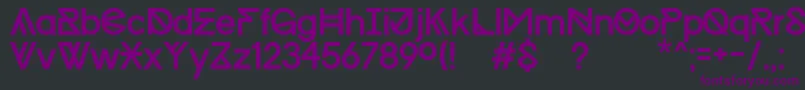 Progress Regular WIN   Kopie Font – Purple Fonts on Black Background