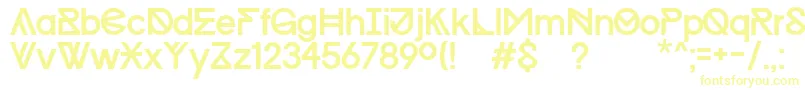 Шрифт Progress Regular WIN   Kopie – жёлтые шрифты