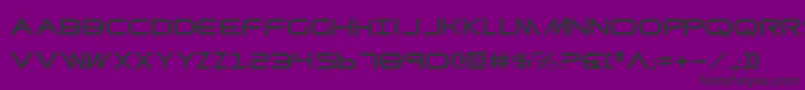 promethean Font – Black Fonts on Purple Background