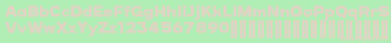 Provoke Personal Use Only Inline Thin Font – Pink Fonts on Green Background