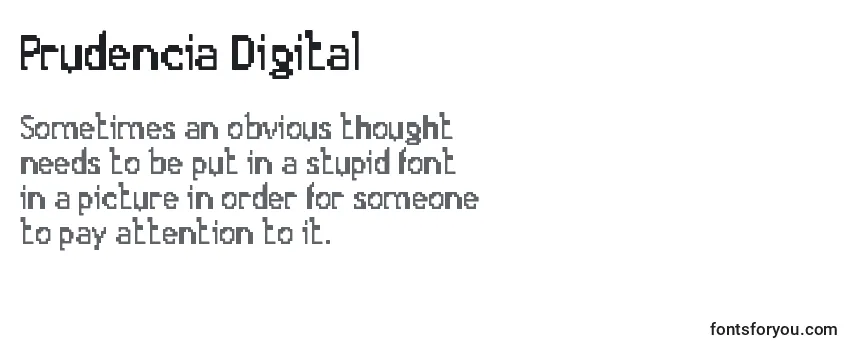 Prudencia Digital Font