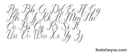 Шрифт Pruistine Script