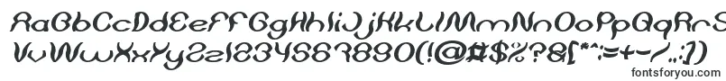Czcionka Psychedelic Bold Italic – bezpłatne czcionki