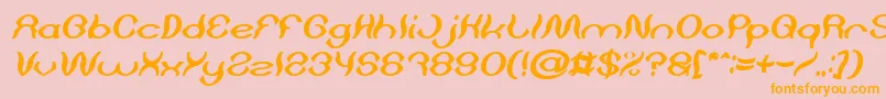 Más sobre la fuente Psychedelic Bold Italic fuente Psychedelic Bold Italic – Fuentes Naranjas Sobre Fondo Rosa