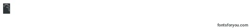 フォントPsychedelic Hollow Inverse – フォント数字7