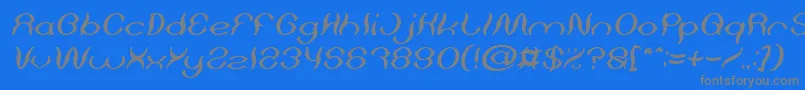 Saiba mais sobre a fonte Psychedelic Italic Fonte Psychedelic Italic – fontes cinzas em um fundo azul