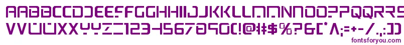 psyonic Font – Purple Fonts on White Background