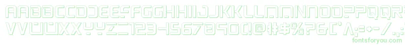 psyonic3d Font – Green Fonts on White Background