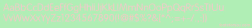 Rotondac Font – Pink Fonts on Green Background
