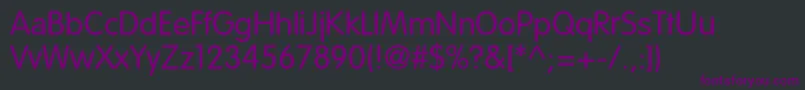 Rotondac Font – Purple Fonts on Black Background