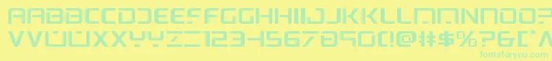 Шрифт psyonicexpand – зелёные шрифты на жёлтом фоне