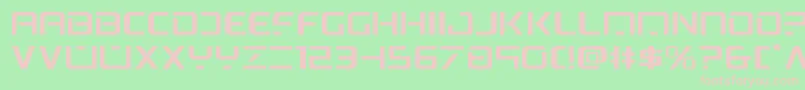 psyonicexpand Font – Pink Fonts on Green Background