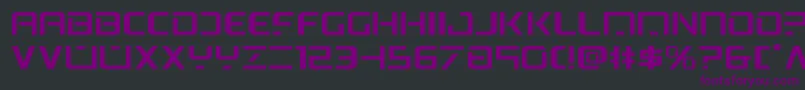 psyonicexpand Font – Purple Fonts on Black Background