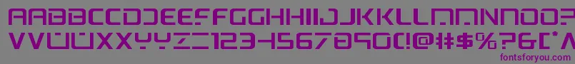 psyonicexpand-fontti – violetit fontit harmaalla taustalla