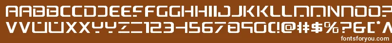 フォントpsyonicexpand – 茶色の背景に白い文字
