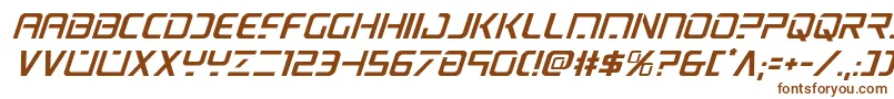 psyonicital Font – Brown Fonts on White Background