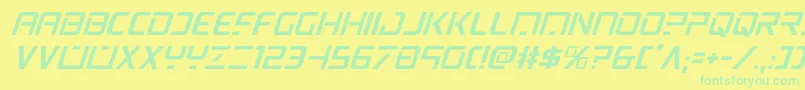 More about psyonicital Font psyonicital Font – Green Fonts on Yellow Background