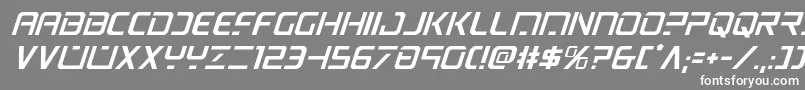 psyonicital Font – White Fonts on Gray Background