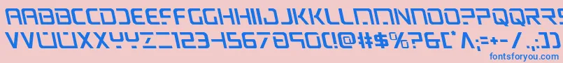 Шрифт psyonicleft – синие шрифты на розовом фоне
