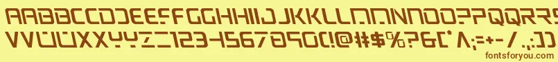 More about psyonicleft Font psyonicleft Font – Brown Fonts on Yellow Background