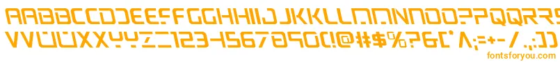 psyonicleft Font – Orange Fonts on White Background