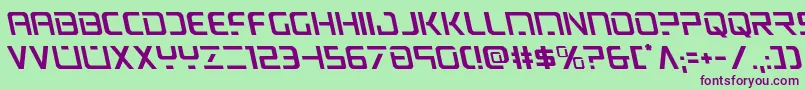 psyonicleft Font – Purple Fonts on Green Background