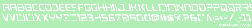 フォントpsyonicleft – 緑の背景に白い文字