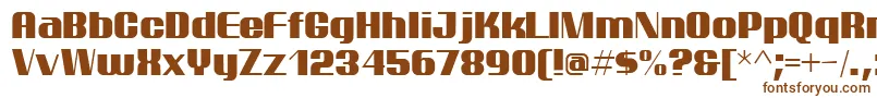 ptarm    Font – Brown Fonts on White Background