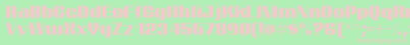 ptarm    Font – Pink Fonts on Green Background