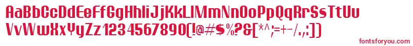 ptarmc   Font – Red Fonts on White Background
