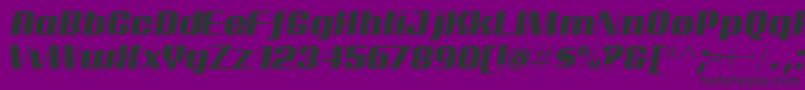 ptarmi   Font – Black Fonts on Purple Background