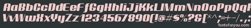 ptarmi   Font – Pink Fonts on Black Background