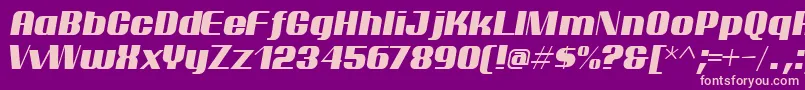 ptarmi   Font – Pink Fonts on Purple Background