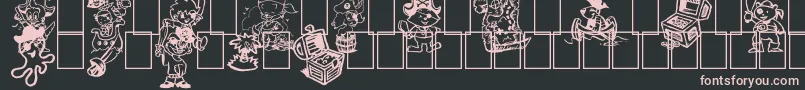 More about Ptits Pirates Font Ptits Pirates Font – Pink Fonts on Black Background