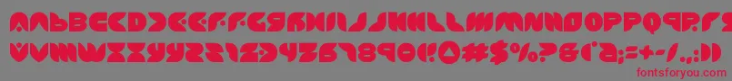 puffangel Font – Red Fonts on Gray Background