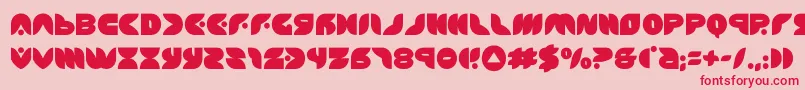 puffangel Font – Red Fonts on Pink Background