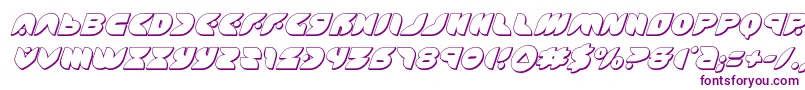 puffangel3dital Font – Purple Fonts on White Background