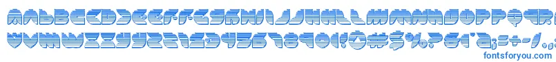 フォントpuffangelchrome – 青いフォント