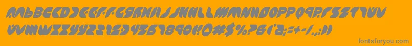 More about puffangelcondital Font puffangelcondital Font – Gray Fonts on Orange Background