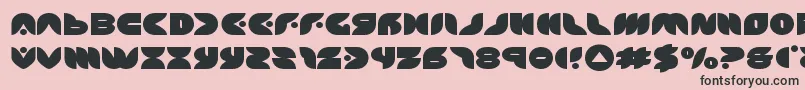 fuente puffangelexpand – Fuentes Negras Sobre Fondo Rosa
