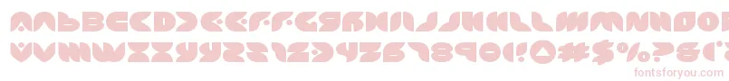 puffangelexpand Font – Pink Fonts on White Background