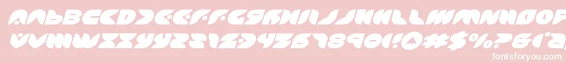 puffangelexpandital Font – White Fonts on Pink Background