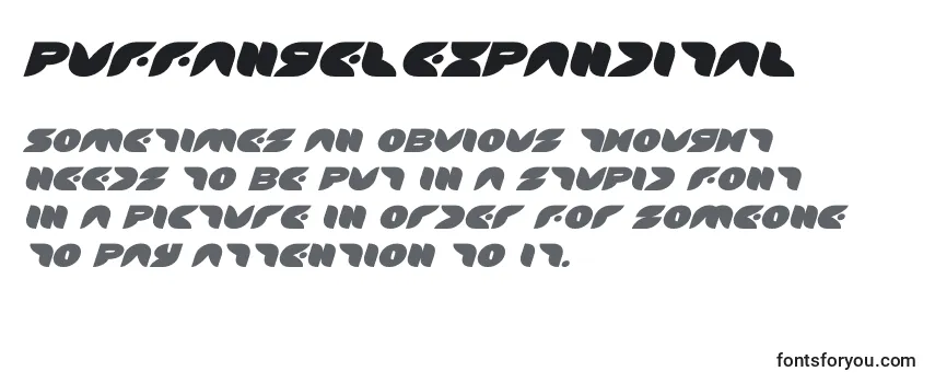 Шрифт Puffangelexpandital (137455)