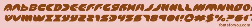 Saiba mais sobre a fonte puffangelexpandital Fonte puffangelexpandital – fontes marrons em um fundo rosa