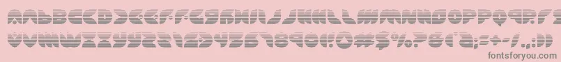 puffangelgrad Font – Gray Fonts on Pink Background